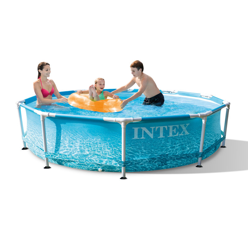 Piscine en plastique à parois rigides, L 2,9 pi x H 14,4 po
