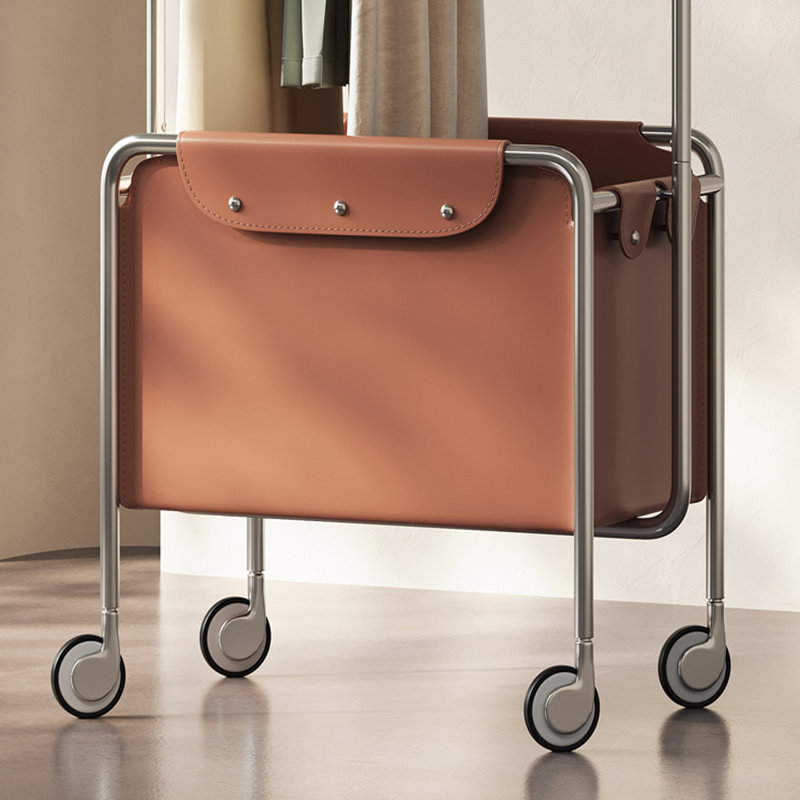 High Quality Coat Rack with Saddle Leather