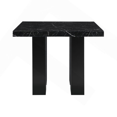 Table de bar noire