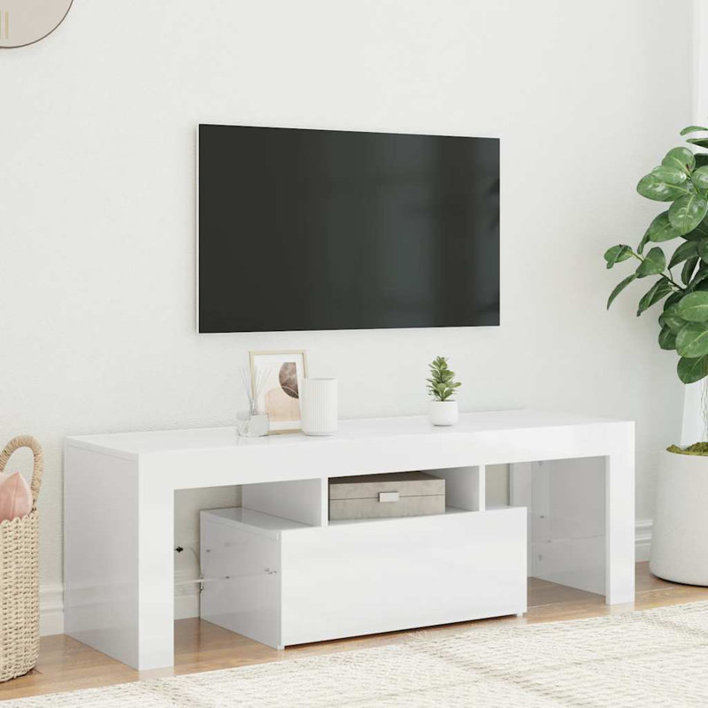Meuble télé Millie-Ann, Gris foncé