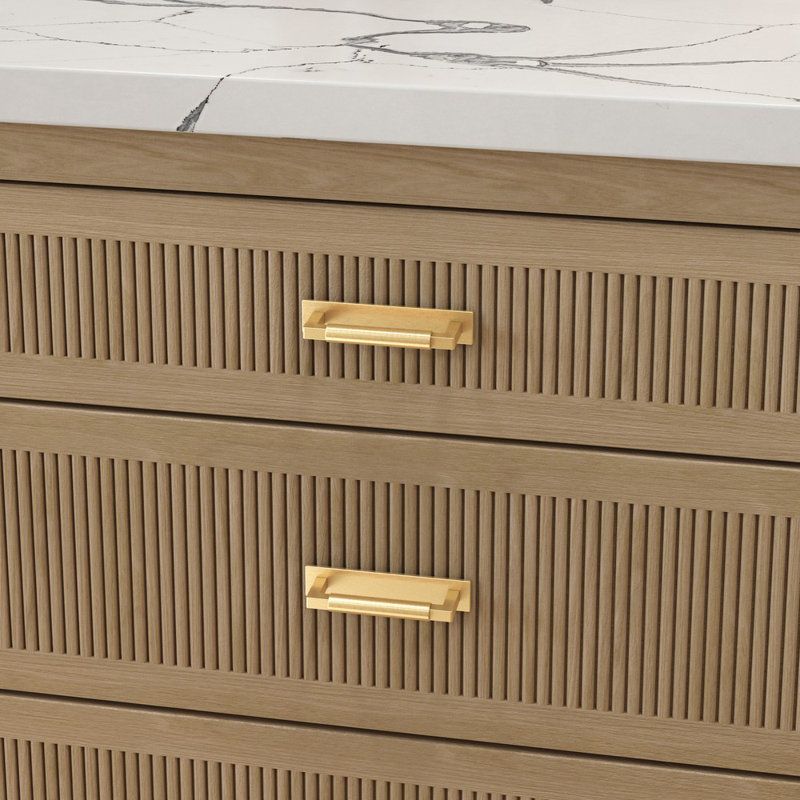 4926 Contemporary Back Plate, Satin Brass