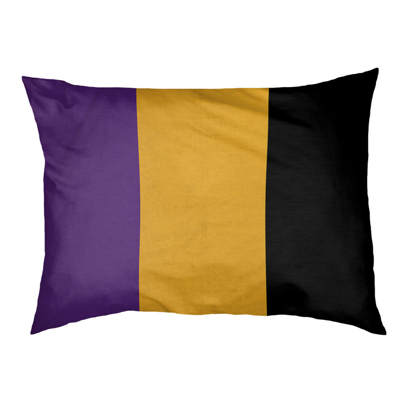 Coussin Designer, Moyen (L 30 po x l 40 po), Mauve / or / noir