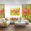 «Colorful Spring Garden with Flowers», reproduction de photo sur toile tendue-19241388
