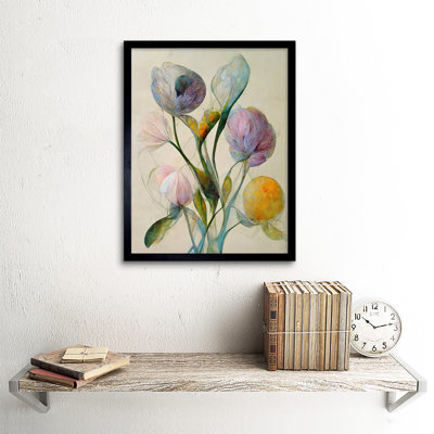 Elegant Pastel Floral Bouquet - Single Picture Frame Print