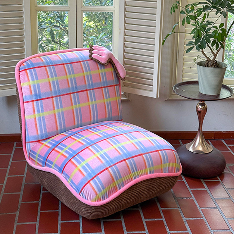 Fauteuil inclinable rotatif flexible, Rose