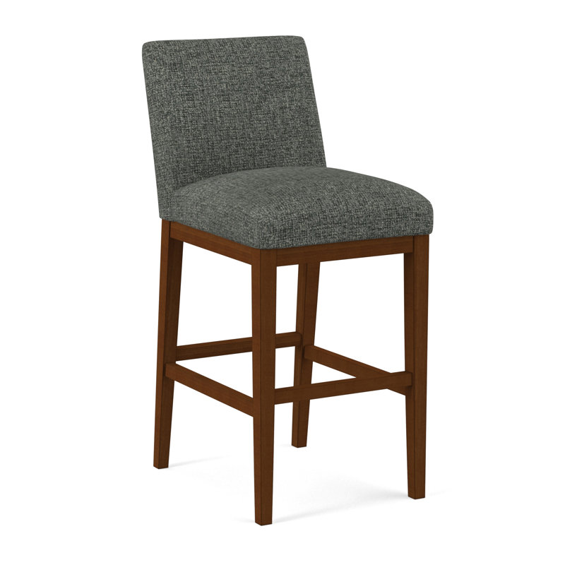Upholstered Stool, 61558-61, English Saddle