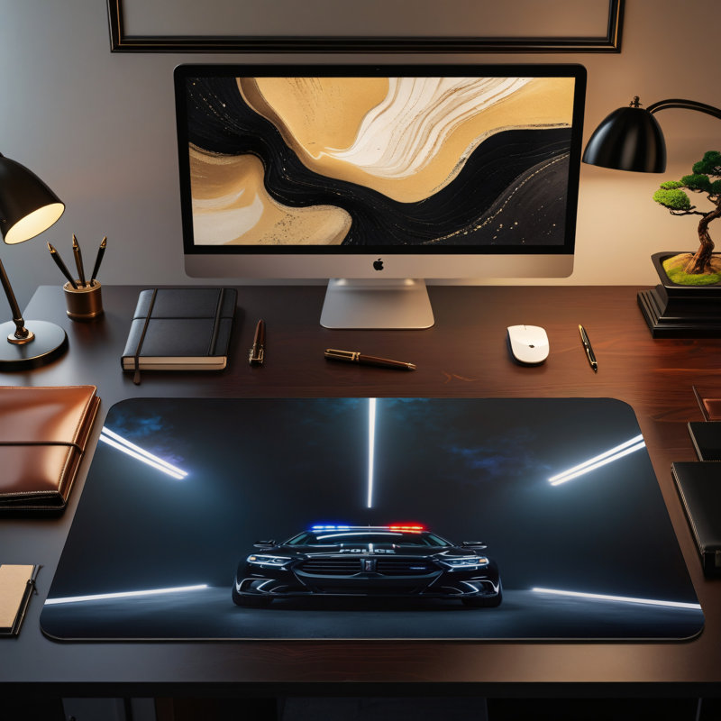 Polyester Desk Pad, 31.5x15.5