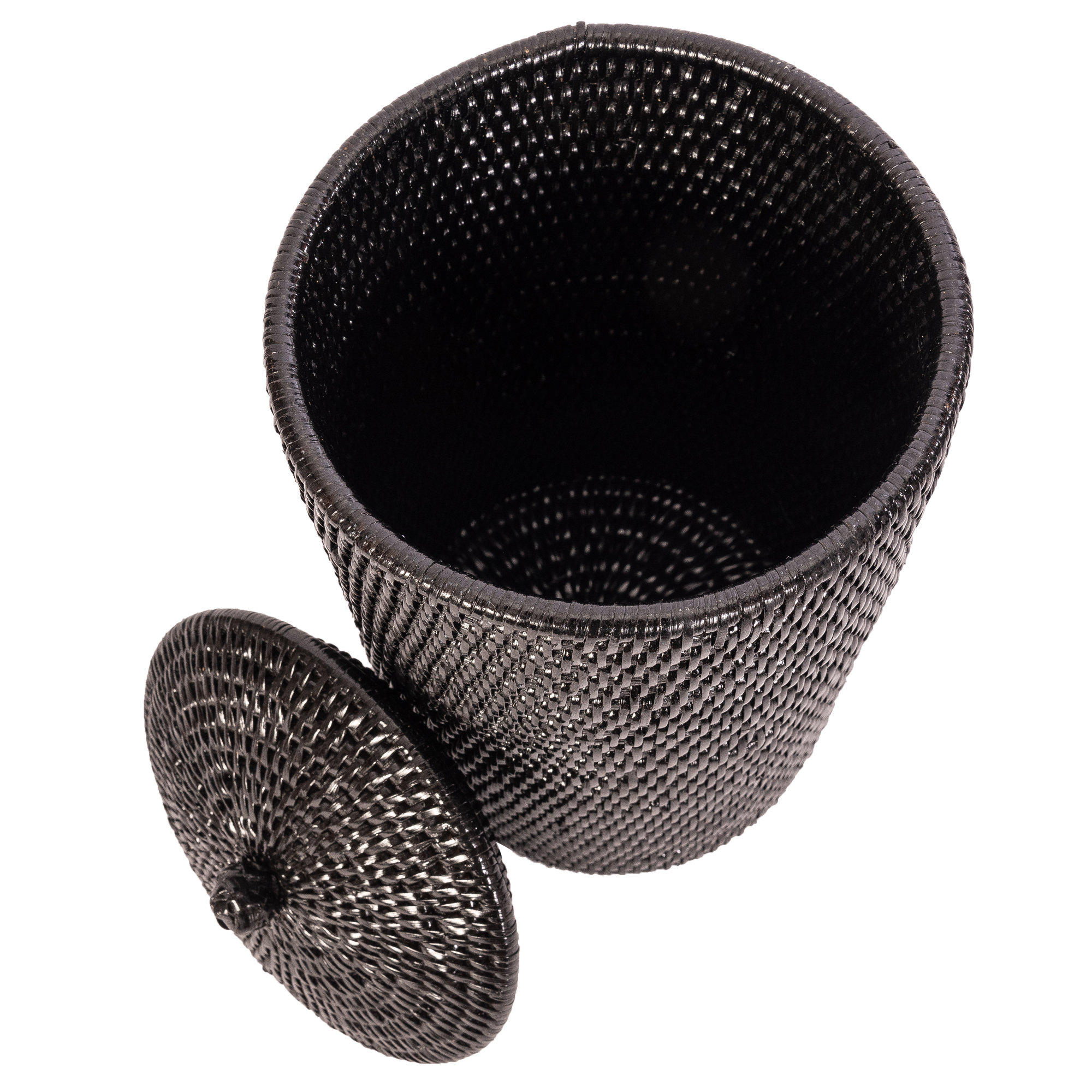 Rael Freestanding Toilet Paper Holder, Tudor Black