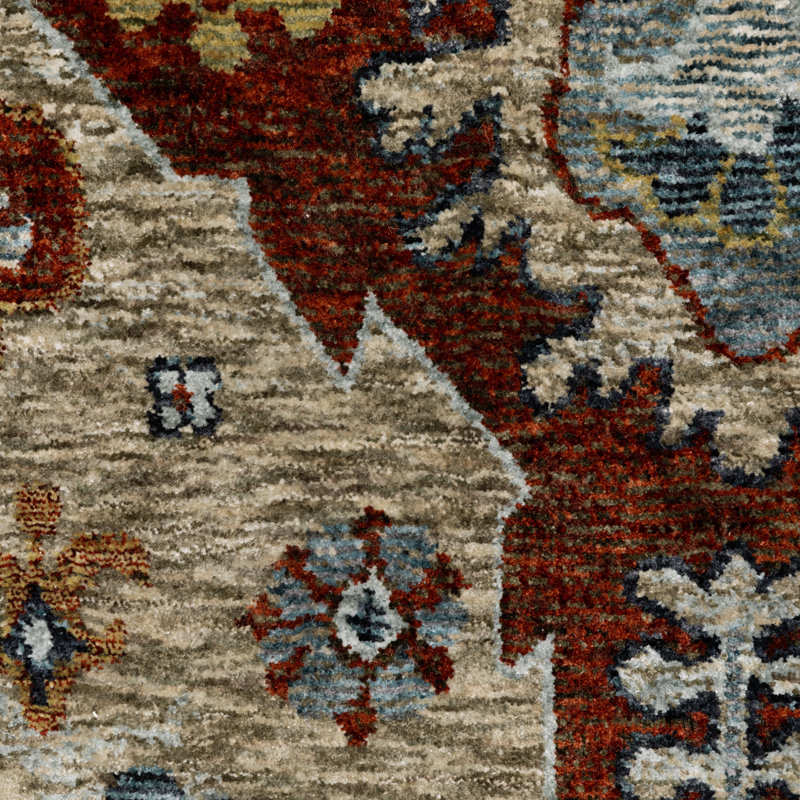 Hovis Oriental Indoor Rug, Rectangle 5'3" x 7'6"