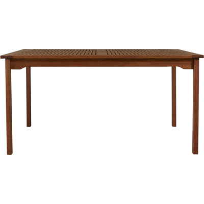 Alyisa 59" Eucalyptus Patio Dining Set