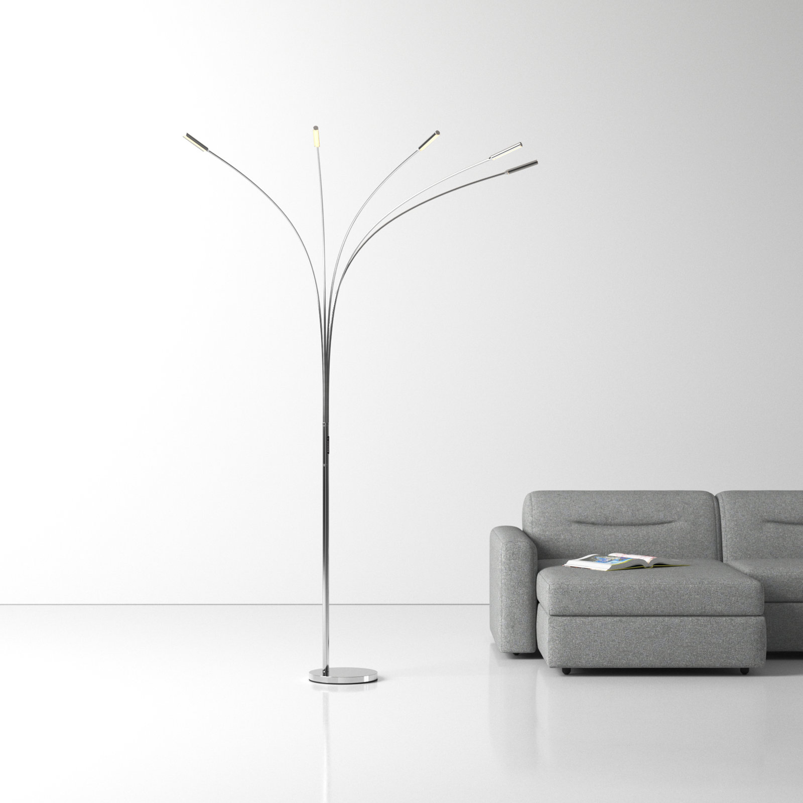 Kodiak 93'' Dimmable LED Floor Lamp