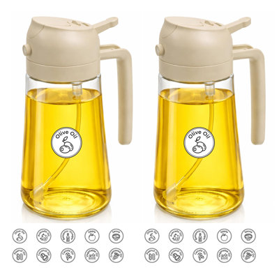 Glass Single Oil / Vinegar Cruet