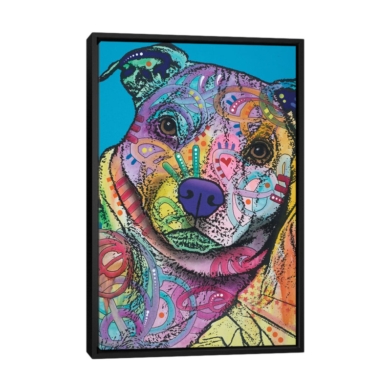 « joe willie », reproduction d’impression sur toile, H 26 po x l 18 po x P 1,5 po, Toile avec cadre noir, Pas de tapis