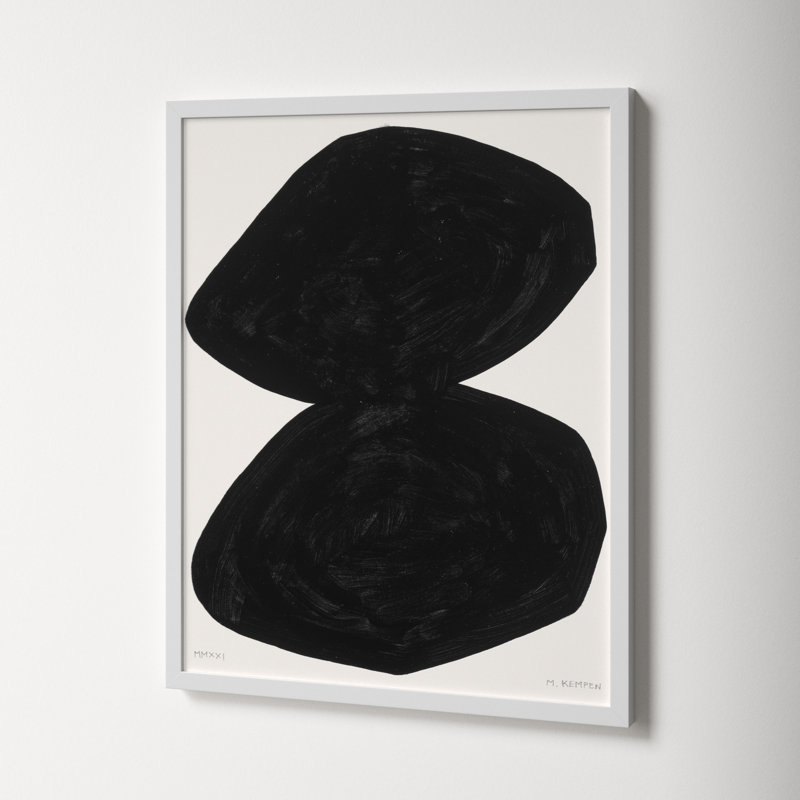 Module On White 2 by Michael Kempen, White, 30" H x 24" W x 1.25" D