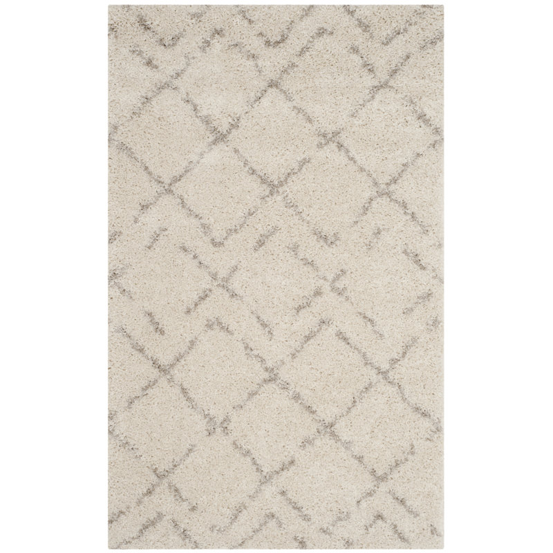 Maxton Geometric Hand Woven Area Rug, Rectangle 91 x 152 cm