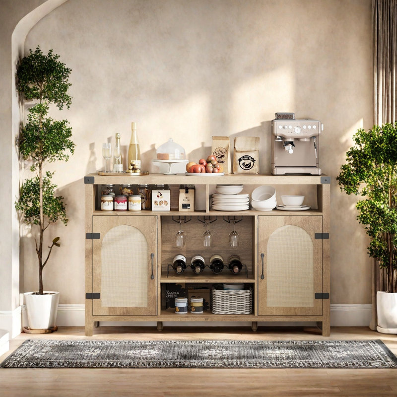 Armoire à vin avec porte-bouteilles
