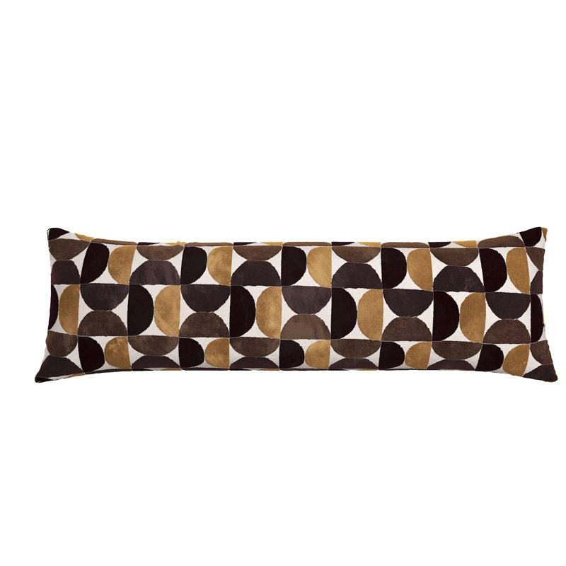 Birmingham Rayon/Viscose Lumbar Rectangular Pillow Cover & Insert, 14"H x 48"W