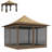 Adjustable Height Pop Up Tent,Canopy Tent with Mesh Netting,with Carry Bag,for Garden,Patio-122773321