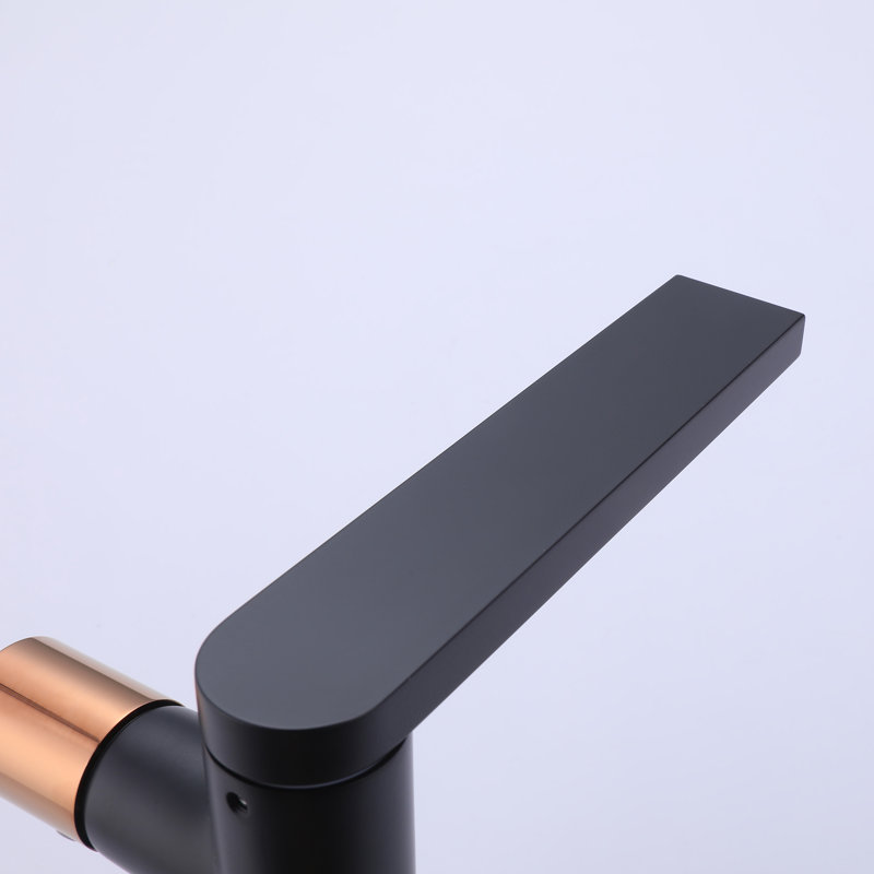 Single-handle Bathroom Faucet, Matte Black