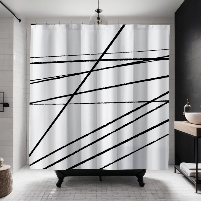 Rideau de douche Kipp, Noir