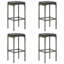 Vian Outdoor Barstool, Poly Rattan, Polyester-106426841-106426842-106426845