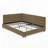 Velvet Daybed,Upholstered Tufted Bed Frame, Sofa Bed Frame with Comfortable Backrest and Armrests-117170491-117170490