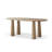 Carbone Oval Solid Wood Dining Table-361851403