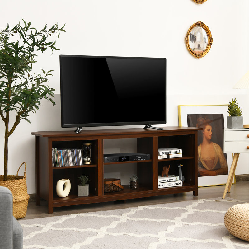 Unfinished TV Stand for TVs up to 58", Brown