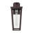 16''H Oil Rubbed Bronze Wrought Iron Clear Tempered Glass Outdoor Wall Light with Dusk to Dawn-1813238093
