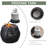 Christiene Round Magnesium Oxide Propane Smokeless Fire Pit Table-705172080