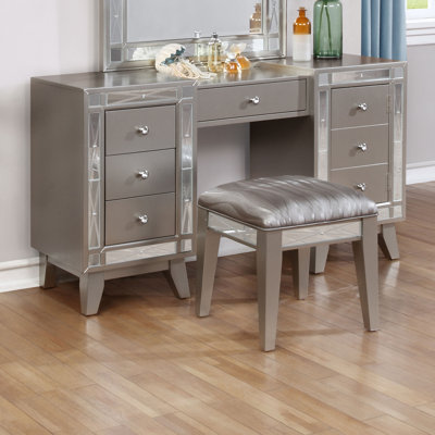 Leighton Vanity Desk and Stool