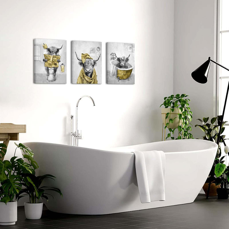 3 Piece Wrapped Canvas Wall Art