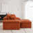 Tissu orange