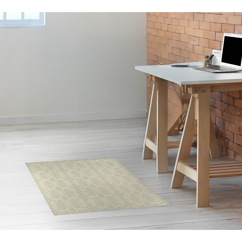 Block Decorative Lightweight Office Mat, 24" W x 36" D, Sage