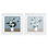 «Mixed White Blossoms», ensemble de 2 reproductions encadrées sous verre, par Marilyn Dunlap