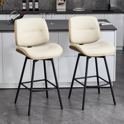 Swivel Upholstered Counter Stool