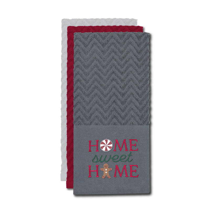 Cotton Tea Towel Kitchen Towel, Grey