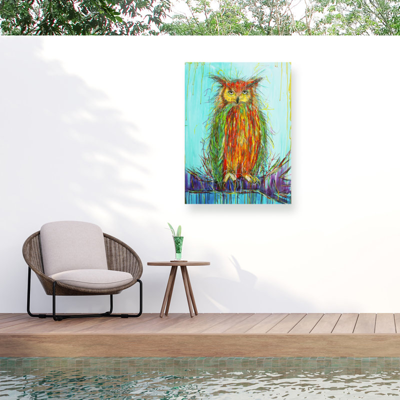 Toile d'extérieur Karrie Evenson Wise Soul, H 14 po x l 19 po