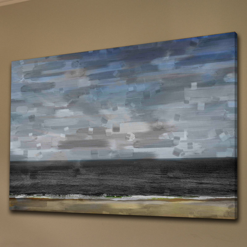 «Lido Key», reproduction d'art sur toile tendue, H 30 po x l 45 po x P 1,5 po