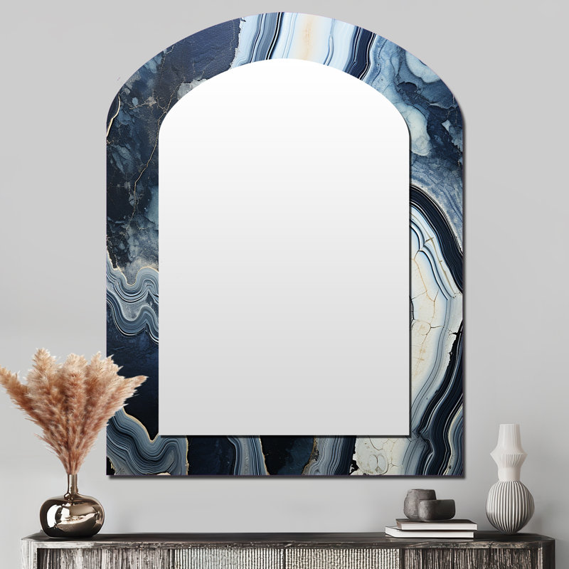 Miroir mural Blue Stone, 43 po x 33 po