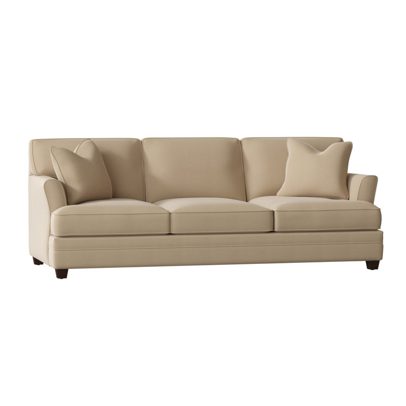 Harriss Upholstered 91'' Sofa, Bayou Stone Canvas