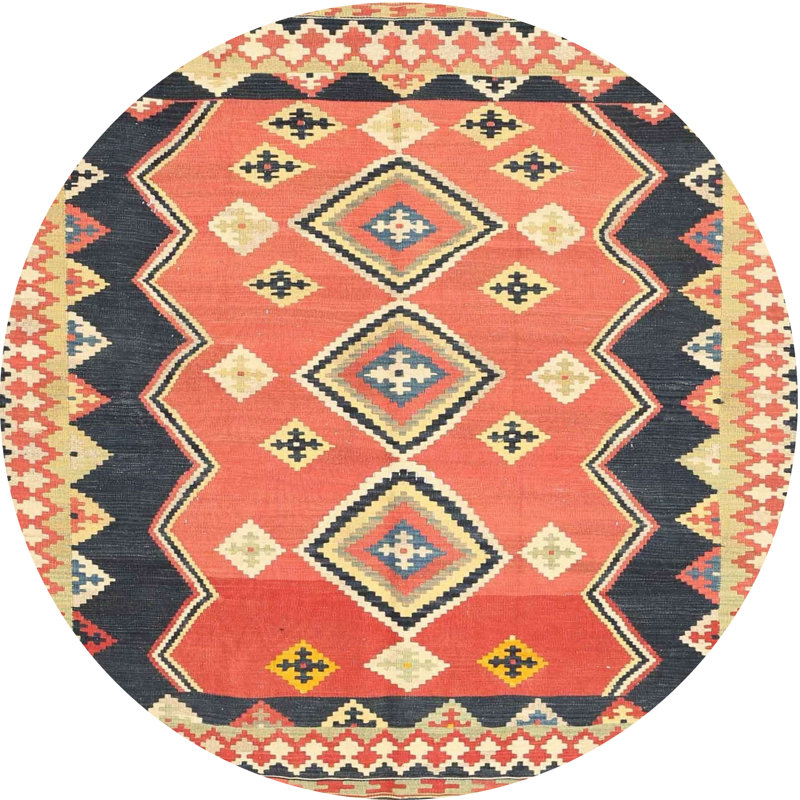 Southwestern Indoor Rug, Round 3'