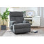 Fauteuil inclinable électrique surdimensionné pour personnes âgées, fauteuil inclinable électrique en tissu avec repose-pieds allongé, télécommande et siège spacieux-917286499