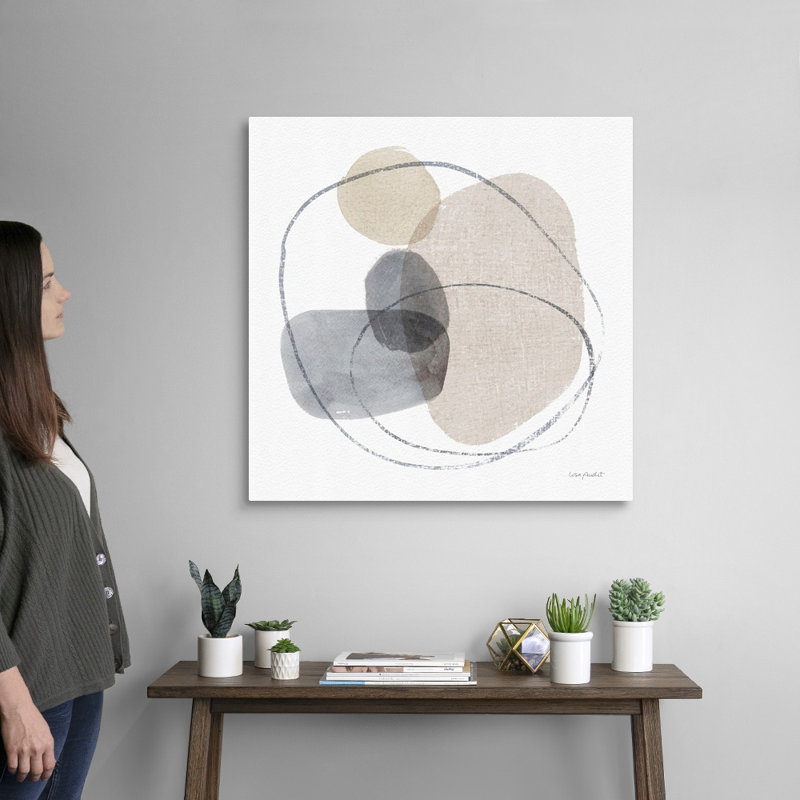«Think Neutral 08» par Lisa Audit - reproduction d'art, Toile tendue, H 30 po x l 30 po x P 1,25 po