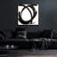  «Intersection 1» par Brittany Evans, art mural en verre acrylique, 36 po x 36 po