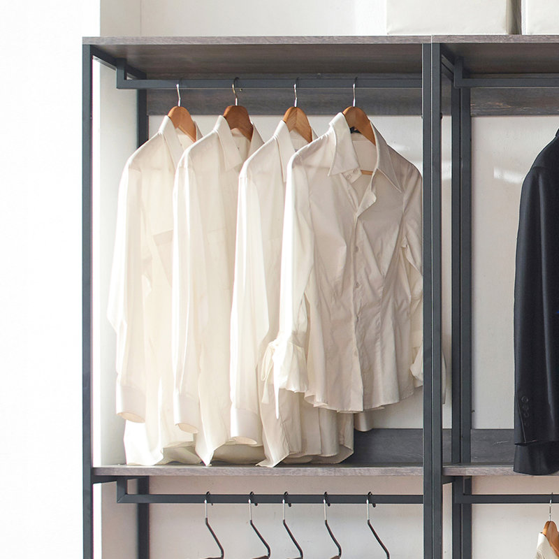 E0 Grade Walk-In Closet: Metal Frame, Extra Deep Storage Scratch Stylish And Functional