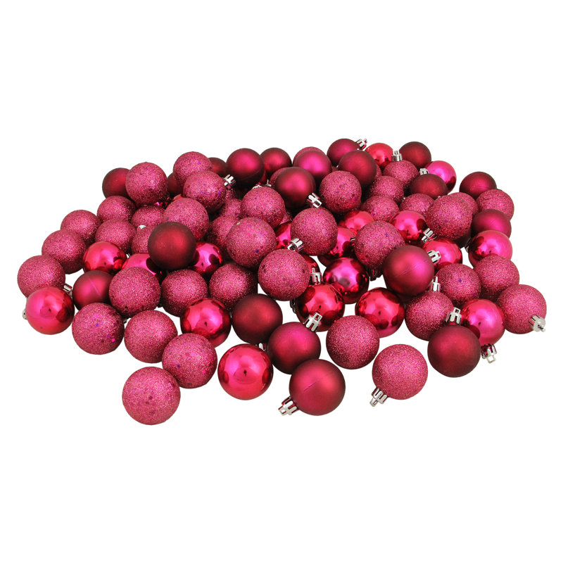 Ornement boule Vickerman, Rouge vin, 8", 4