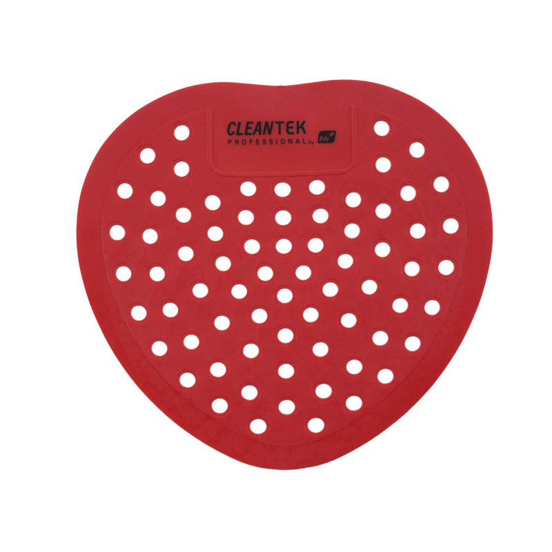 Ensemble de 1 filtre à urinoir pour salle de bain en plastique avec gant pour urinoir de restaurant, Rouge