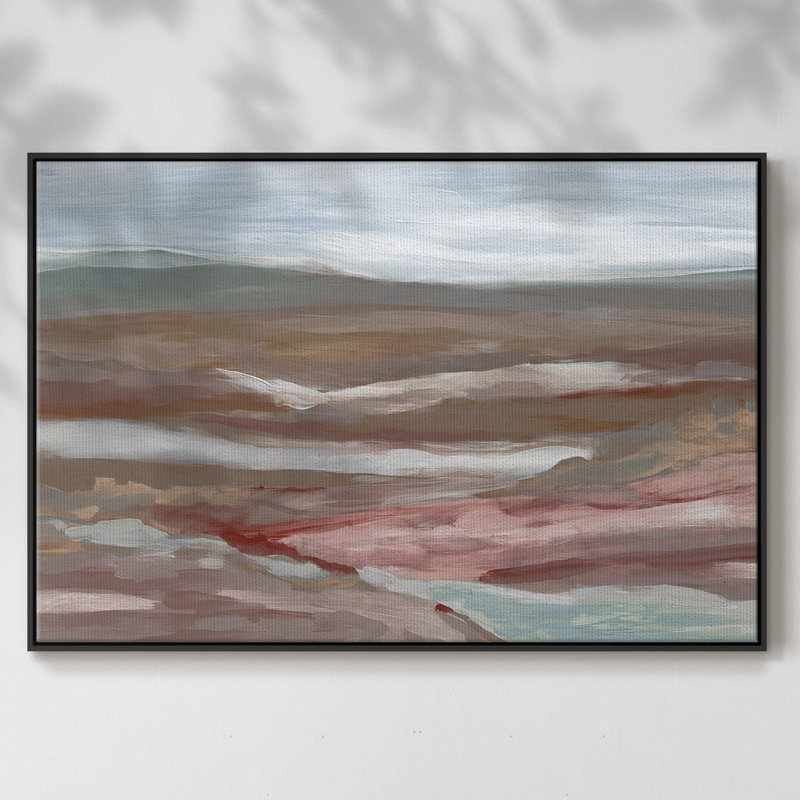 Valley of Fall, reproduction d'art sur toile, H 25 po x l 37 po x P 2 po, Noir