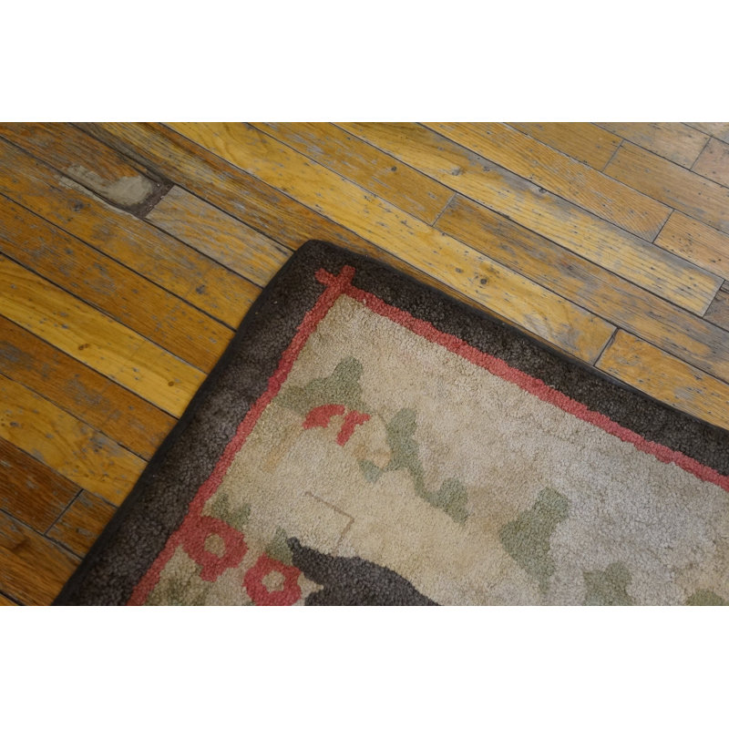 Tapis en laine American Hooked
